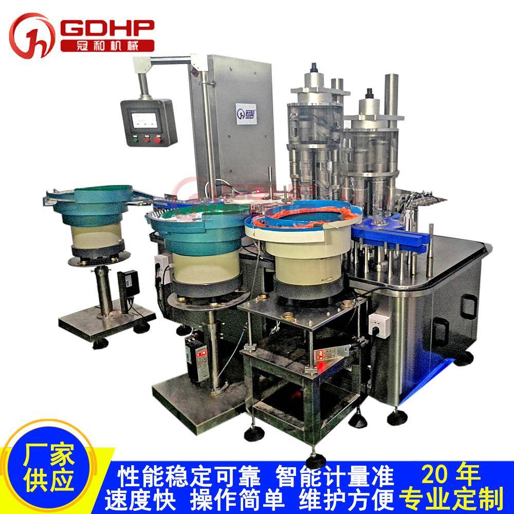 厂家定制502胶水高速灌装压塞旋盖机AB胶白乳胶指甲油灌装生产线
