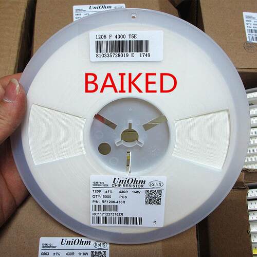 RF1206-430R 1206 1% 430R 1/4W 1206 F 4300 T5E 5000只/盘