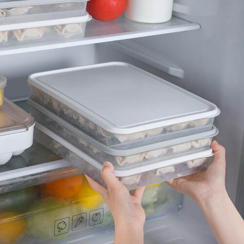 Stackable single-layer large capacity dumpling fresh-keeping