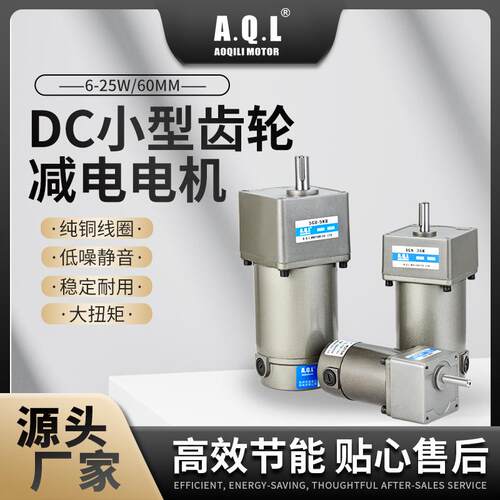 奥奇力DC小型齿轮减速电机6-120W纯铜线圈厂家直发斜齿型D型