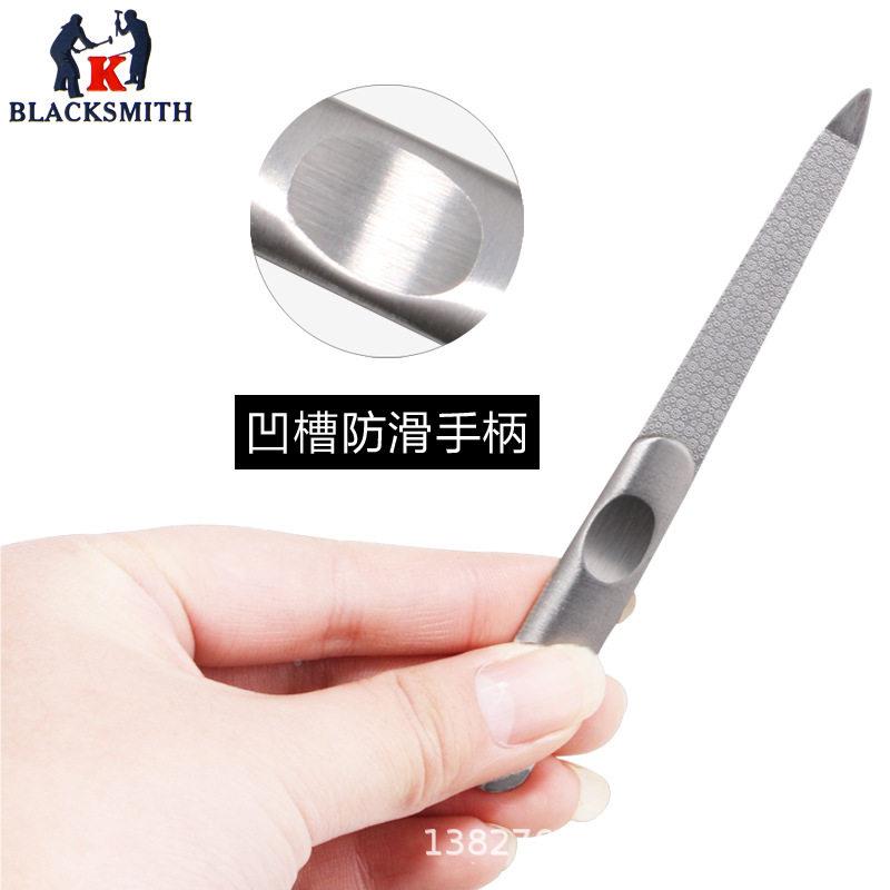 具不面甲锈钢DYI双指甲锉美甲工指甲加厚双面挫刀灰甲厚指甲打磨