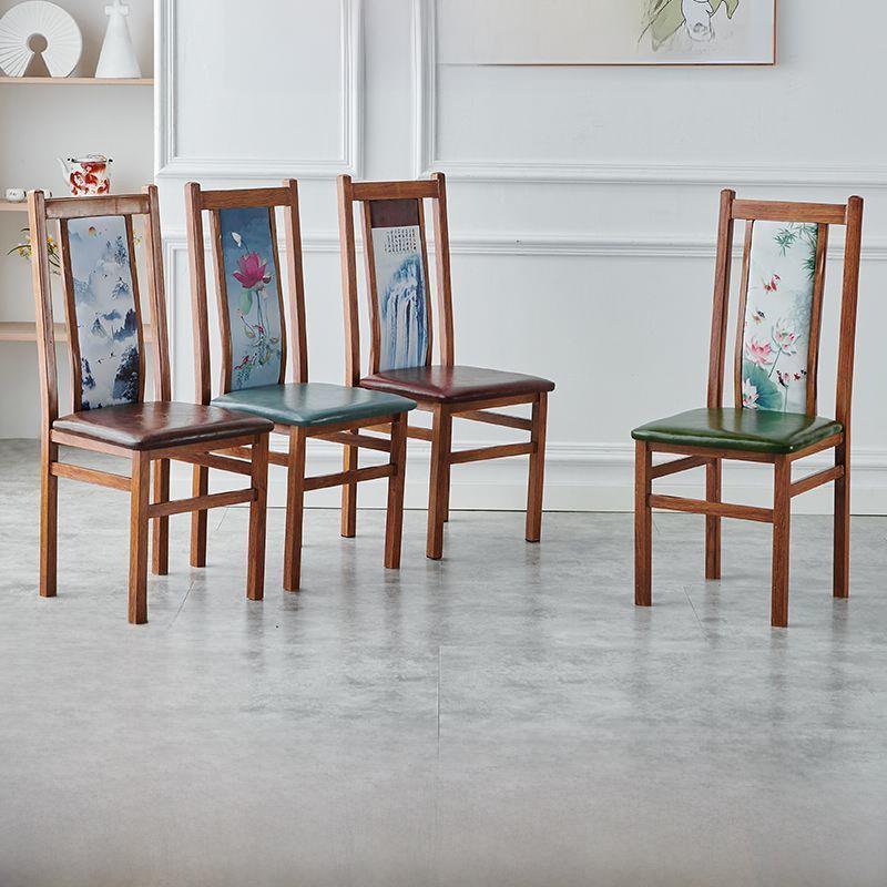 新中式风格酒店餐椅现代简约铁古典宴会靠背酒店包厢火锅小吃店椅