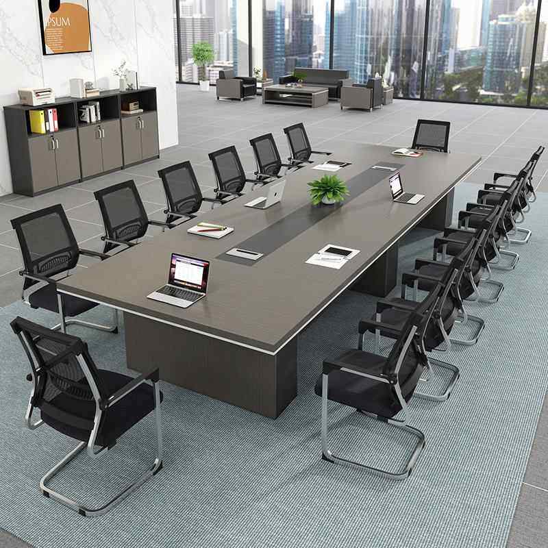 会议桌长桌简约现代会议室接待洽谈长条桌简易工作台办公桌椅组合