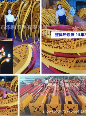 华腾路玉兰灯灯八叉火九大型景观市政道GGF高杆LED中华玉兰灯