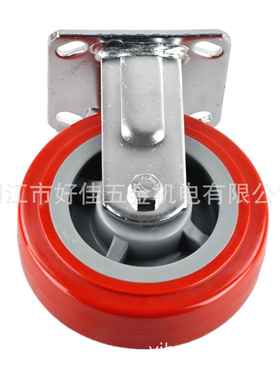 源头工厂直供6X2重型3不04全锈钢聚氨U定向脚脂HJ802915P轮