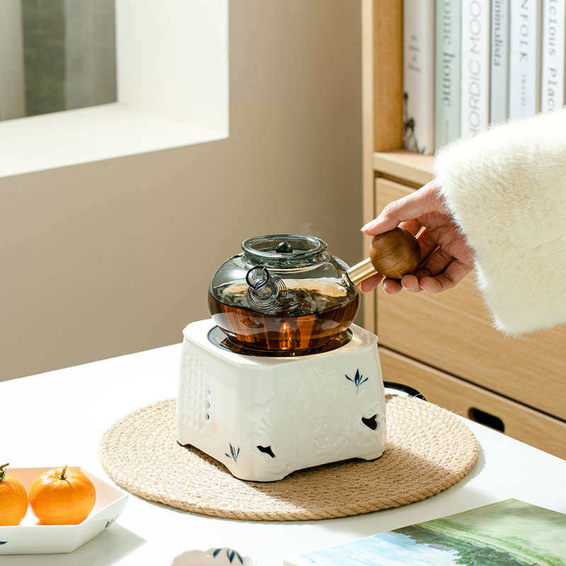 昌朴居新款电陶炉煮茶器玻璃煮茶壶家用陶瓷煮茶炉高端室内煮茶