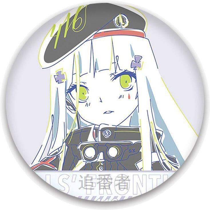 少女前线胸针Kar98k徽章 少女前线周边吧唧UMP9勋章COS挂件 - 实物图