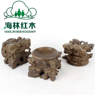 手捻葫芦底座木托水晶球球座蛋雕文玩核桃底座工艺品摆件