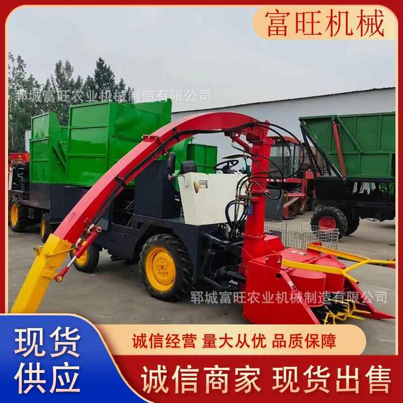 现货小型轮式圆盘青储机厂家直销饲料青贮机玉米秸秆粉粹收割