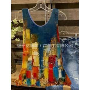 tops vest shirt large daily neck size Womens sleeveless