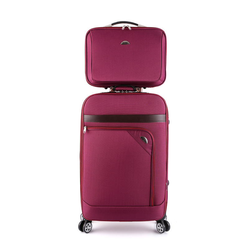 大容量行李箱男结实耐用拉杆箱牛津布万向轮密码旅行箱女皮箱28寸