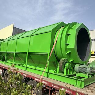 城市建筑垃圾分拣处理设备 垃圾分选处理滚筒筛 废石矿渣筛分机