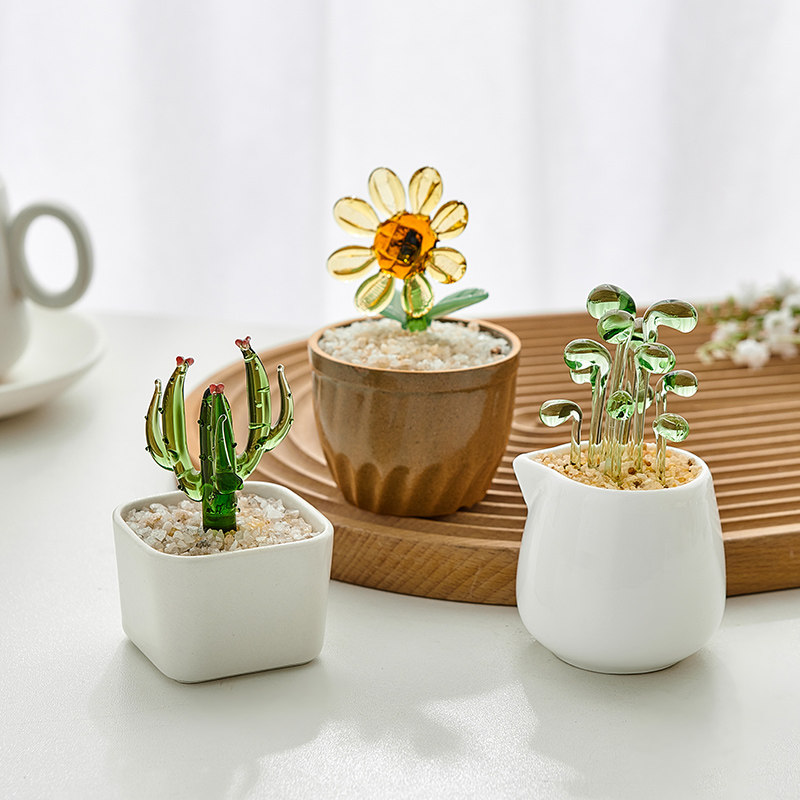 仙人掌真多植物摆件盆栽桌面办公室小琉璃仿肉装饰品创意,鲜花速递/花卉仿真/绿植园艺,仿真绿植,淘宝优惠券,粉丝福利购,淘宝优惠卷