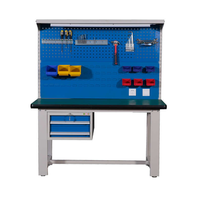 四川重型防静电工作台不锈钢钳工台电工实验模型车间操作检验桌子