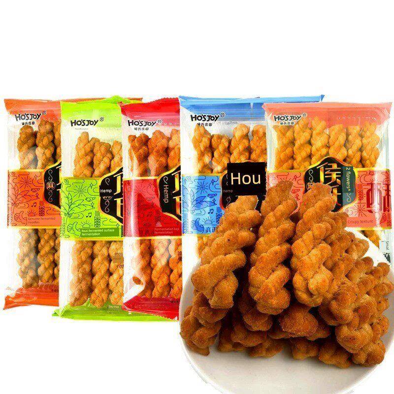 速发现货陕西侯氏麻花老口味品香酥味100克*10袋传统糕点心休闲零