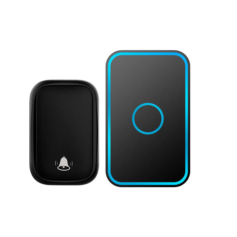 自发电无线家用智能超远距离自发电无线门铃开关一拖一呼叫器防水