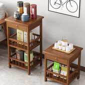 茶架子置物架实木新中式 客厅小型茶叶博古架茶室茶具架茶叶储物柜