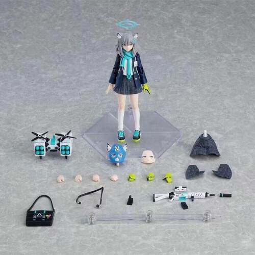 国产 碧蓝档案 砂狼白子小仓唯figma567碧蓝档案可动手办模型摆件