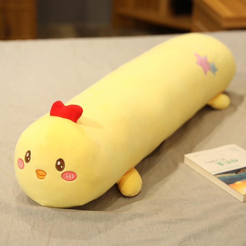 新款猫咪毛绒玩具长仔条睡觉抱枕夹腿布玩女娃娃生公床上超软陪你