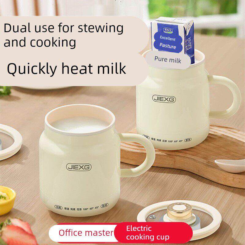 德国旅行便携电炖杯办公室宿舍小型烧水壶炖煮锅一人食养生电热杯