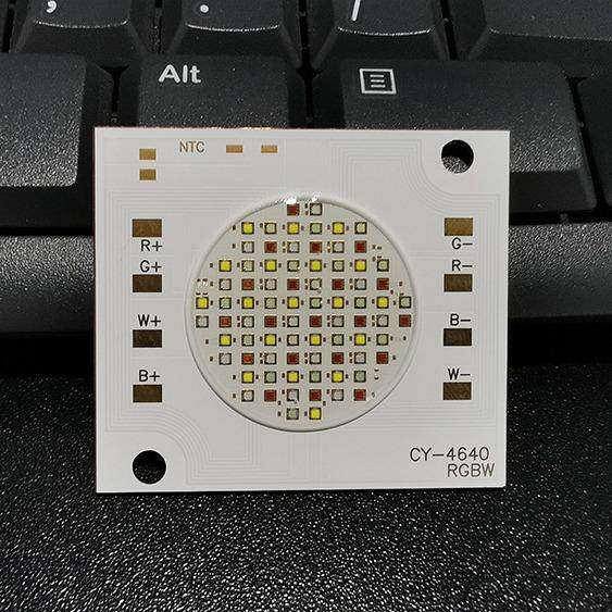200W四色舞台灯4046RGBW摄影灯补光灯COB灯珠LED聚光灯珠影视灯板