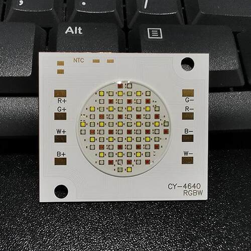 200W四色舞台灯4046RGBW摄影灯补光灯COB灯珠LED聚光灯珠影视灯板