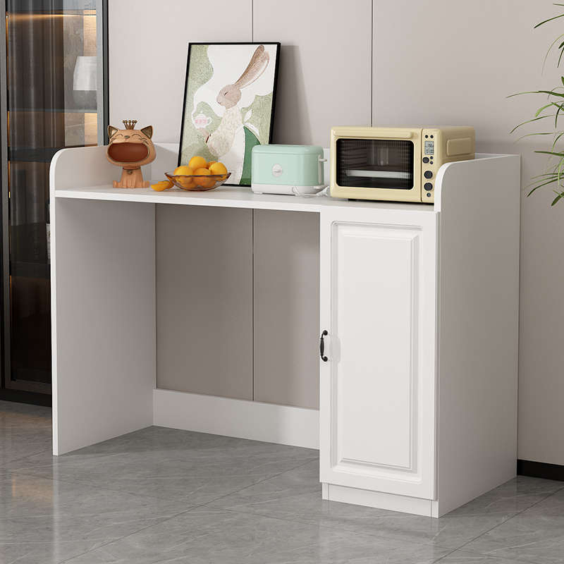 家用折叠餐桌餐边柜小户型可移动吃饭小桌子厨房餐厅靠墙4人6人桌