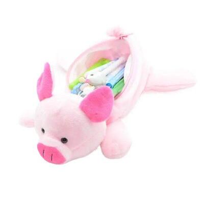Portable Plush Forest Animal Storage Bag Pencil Case Kawaii