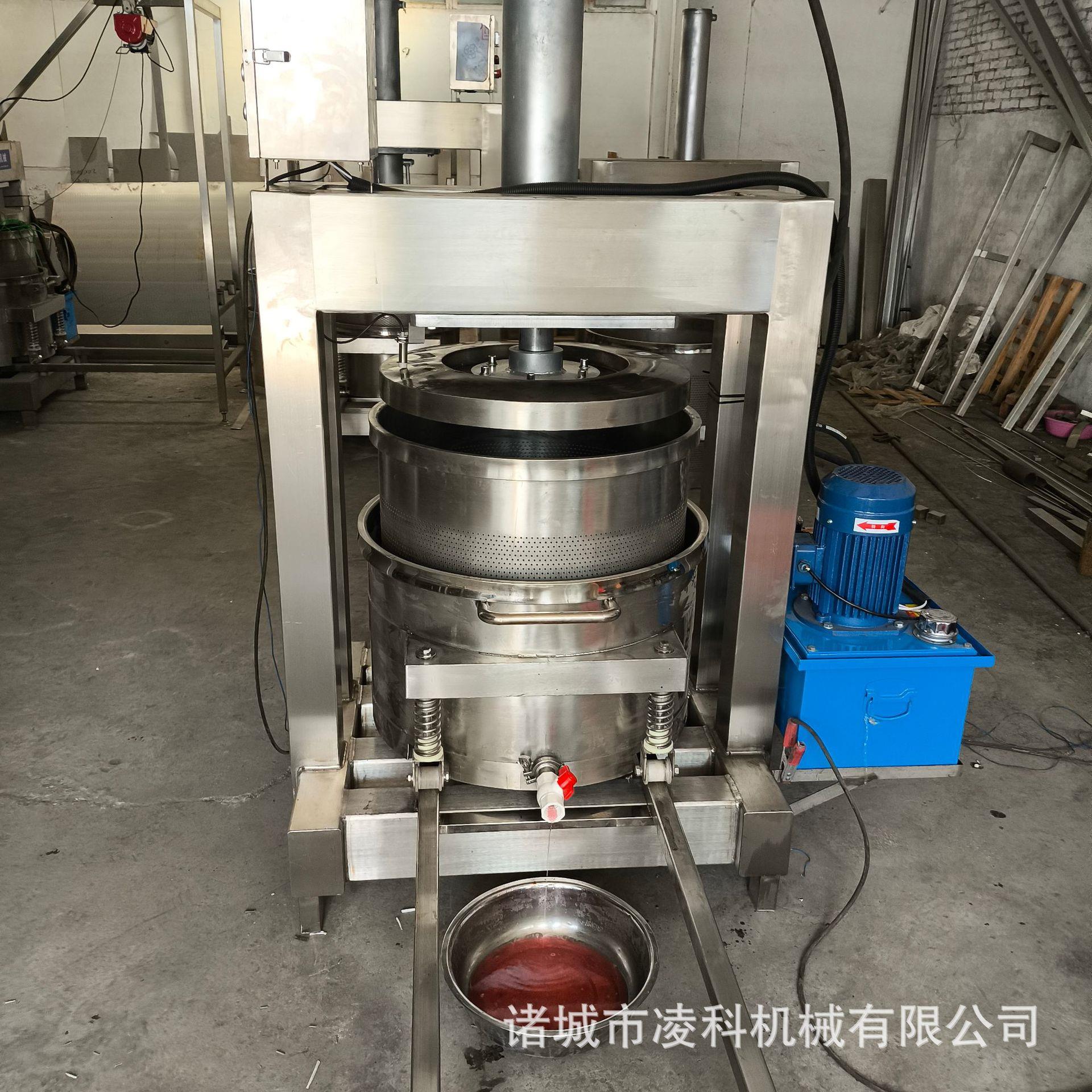 中药压榨机厂家直供凌科LY-200食品液压脱水更快更稳