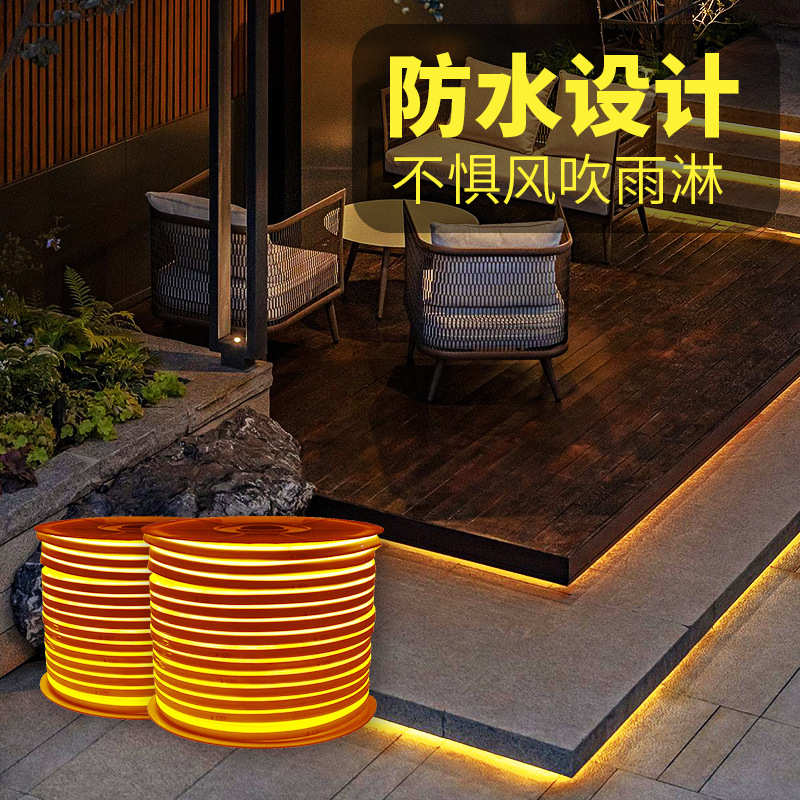 工程超亮灯带照明led亮化220V高楼酒店房子户外桥梁公园景观装饰