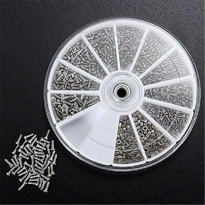 12 Kinds Screws Nuts Assortment Kit 600/1000/1200Pcs of