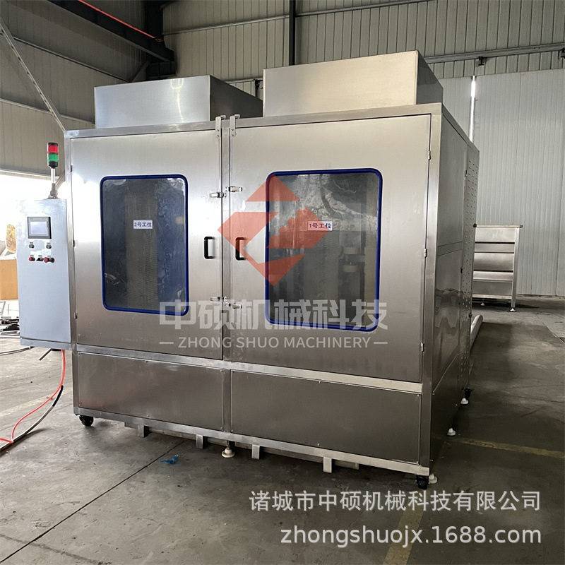 200L塑胶桶清洗烘干机化学助剂桶清洗设备化学原料桶清洗机