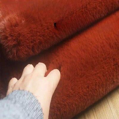 Fur 2cm Soft Faux Fur Fabric 50x170cm Thickened Imitation
