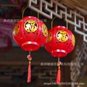 装 年太JSG阳马能红灯笼院新年春节节日饰福字红灯笼悬挂 新庭中式