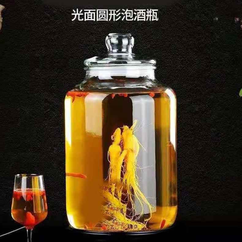 泡酒玻ZY-25璃瓶带龙头斤6斤02斤厚泡酒4罐家用加密封泡酒坛子酒