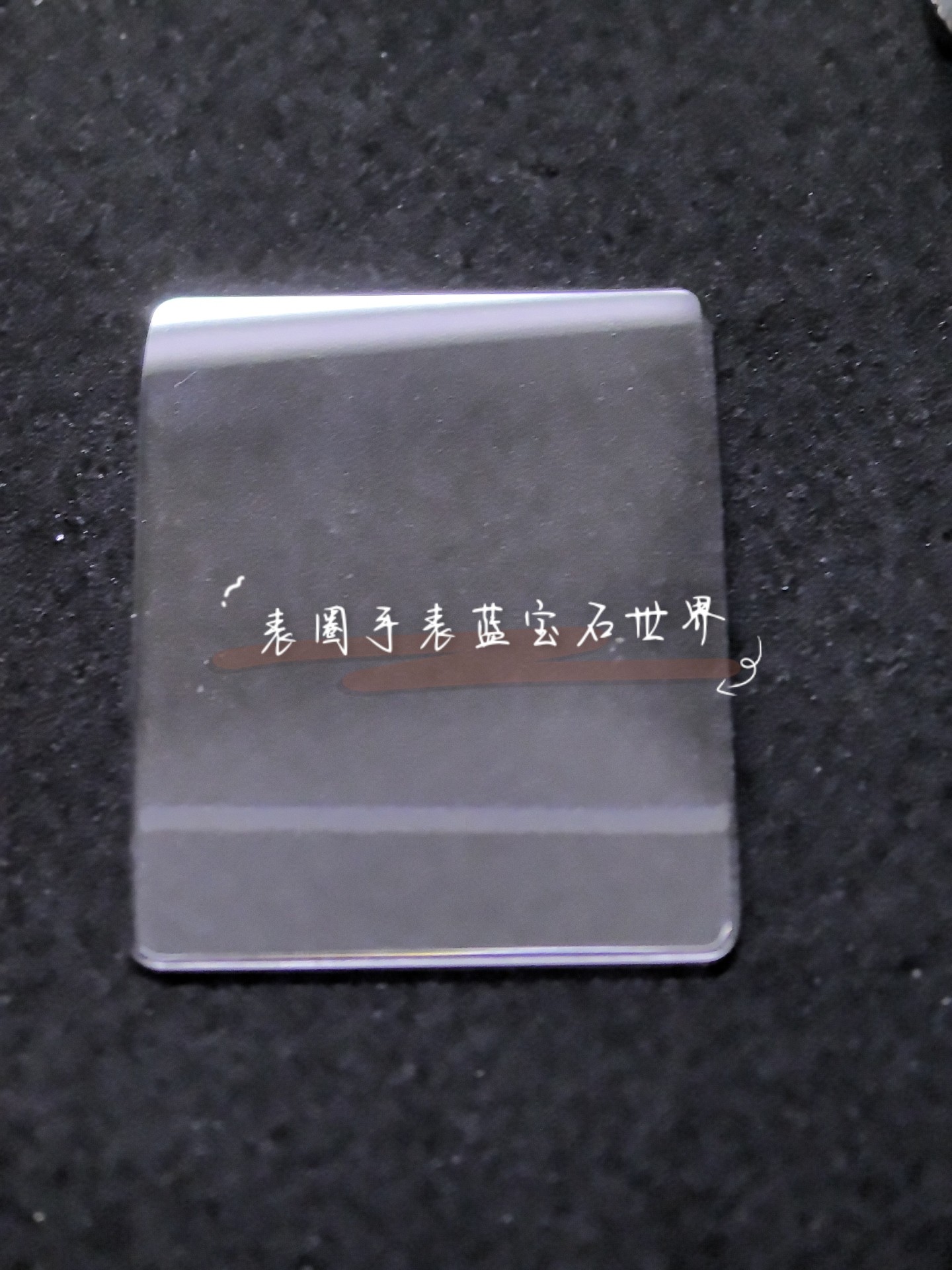 圆角单桥 江诗丹顿原装替用蓝宝石 非原装不适用 高品质 质地