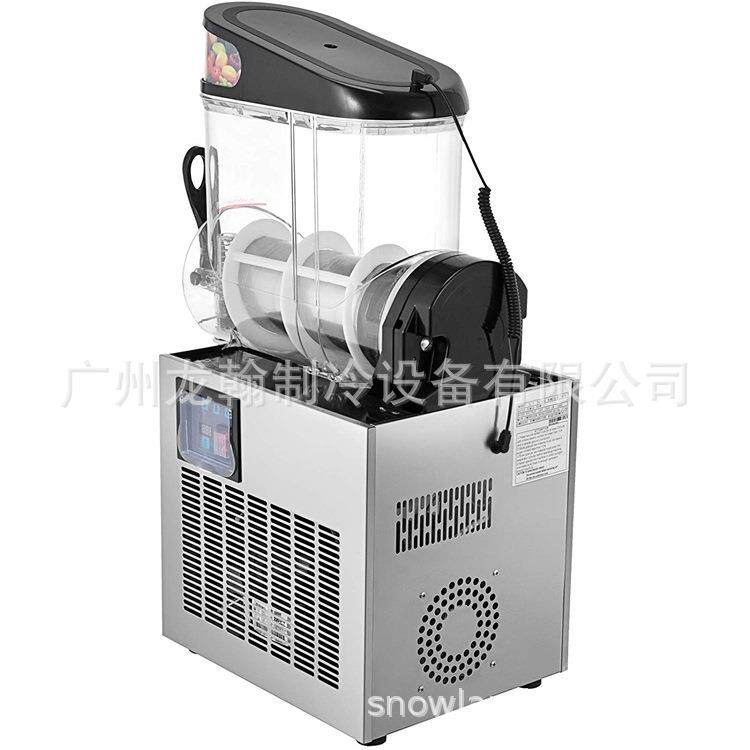 商用雪融机单缸不锈钢雪泥机 奶茶店双缸果汁沙冰机雪蓉机奶茶店