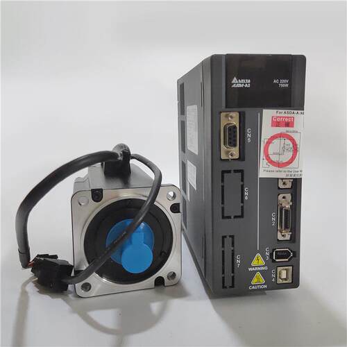 台达750W伺服 ASD-A2-0721-L 伺服电机ECMA-C10807RS/SS 质保一年