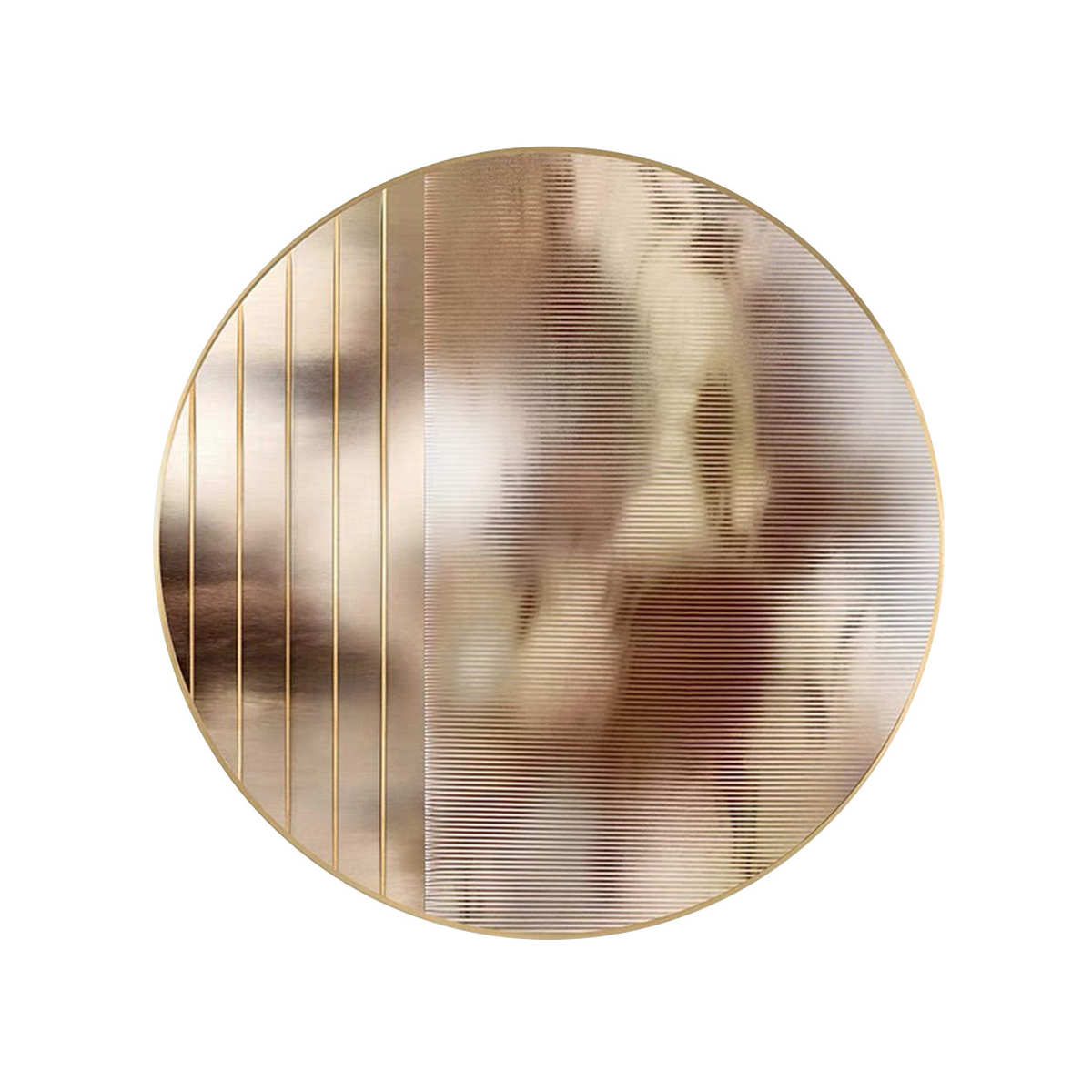 简约玄关圆形奢入户装饰画实物力挂画客厅亚克壁饰轻立体几何餐厅图片