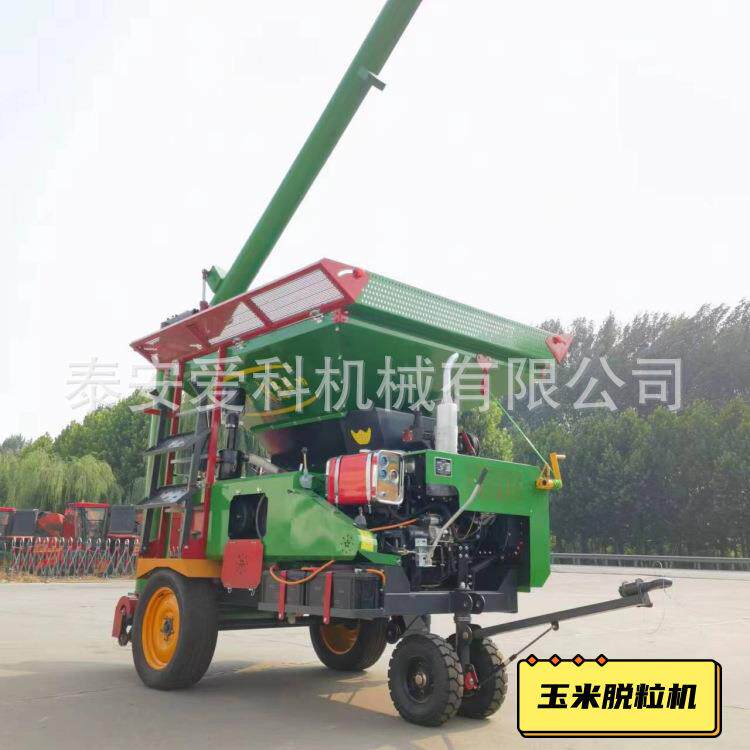 2023年新上20-30吨玉米脱粒机 打玉米机铲车上料柴油机打玉米棒机