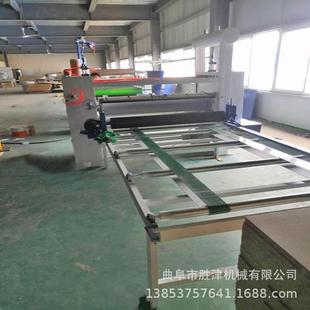 自动推板肤感木饰面贴膜机 碳晶板PVC平贴机自动化中纤板贴面机