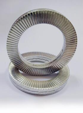 促销304不锈钢防松垫圈 DIN25201双叠自锁垫圈 防震防滑M3-M39