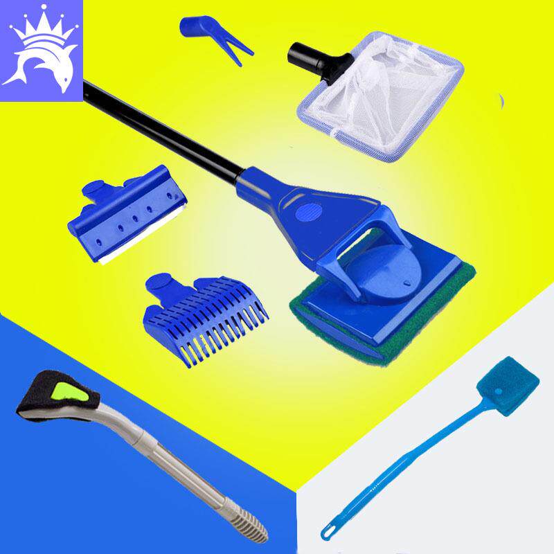 鱼缸刷 五合一 洗沙除苔 水族清洁刷  三合一鱼缸玻璃刷