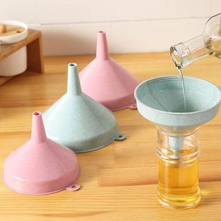 油漏斗家用小号大口特大号加油神器塑料口径厨房油水倒酒液体分装