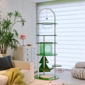 四季 猫爬架 猫树 不占用实木猫窝 通用大型猫笼 简易阳台