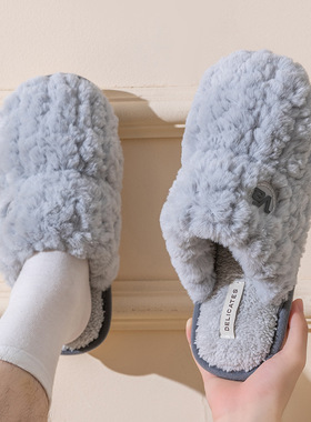 慈溪棉拖鞋男士春秋冬天室内居家用家居防滑月子鞋厚底保暖情侣女