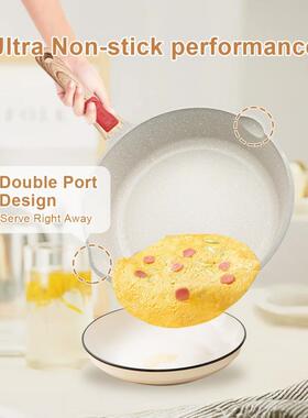 ⑧H31511inch/5QtNonstickDeepFryingPanwithLid