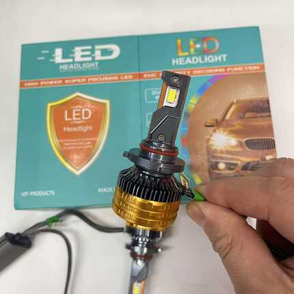 汽车LED大灯高亮100W大功率灯H1H4H7H11外贸款印度灯9005头灯