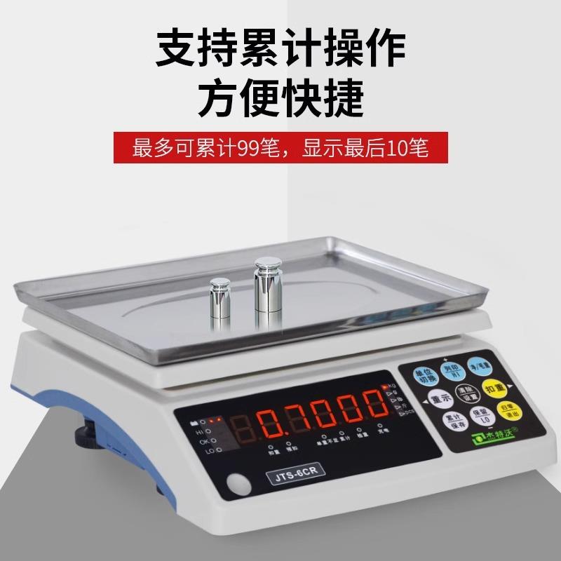 厦门钰恒电子秤高精度工业用JTS-CR计重电子称30kg1g台秤