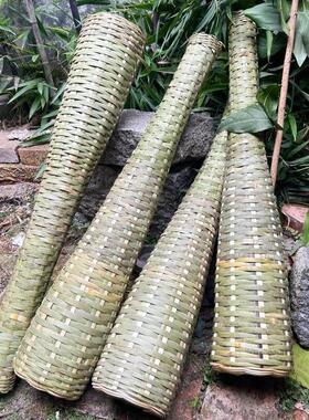 竹编手工编织黄鳝笼泥鳅笼地鱼鳝鱼笼捕虾装鱼工具竹制品手工竹篮